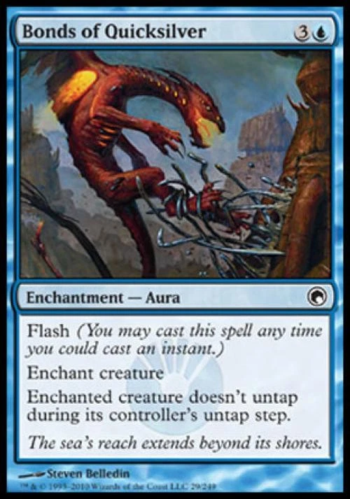 Bonds of Quicksilver -Foil Light Play MTG Scars of Mirrodin - Image 1 of 1