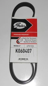 GATES K060407 AUTOMOTIVE SERPENTINE BELT - MICRO-V 6PK1036 - NEW - Picture 1 of 4