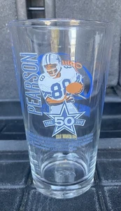Miller Lite NFL Football 50th Anniversary Pint Glas Drew Pearson Dallas Cowboys - Bild 1 von 9