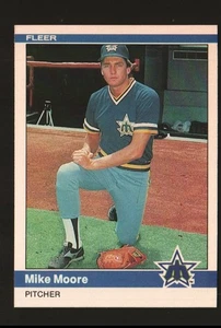 1984 Fleer Baseball #614 - Mike Moore - Seattle Mariners 84-1152 - Picture 1 of 2