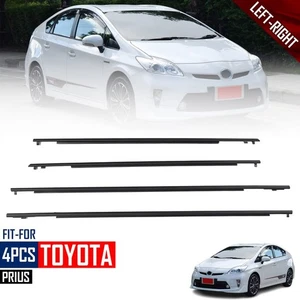 For Toyota Prius ZVW30 2010-2015 Outer Door Belt Weatherstrip Seal 4x Set - Picture 1 of 10