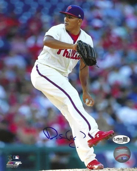 Autographed Signed RANGER SUAREZ 8x10 Photo Philadelphia Phillies -  w/JSA COA - Image 1 of 1