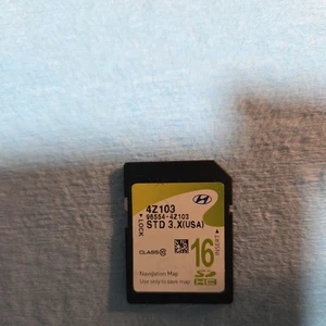 2013 2014 2015 OEM Hyundai Santa Fe Navigation Map SD Card 96554-4Z103  - Picture 1 of 4