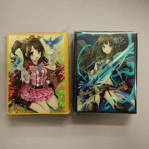 Fundas para tarjetas Granan Blue Fantasy & Idolmaster Rin Shibuya Uka Shimura 60 piezas de trabajo - Imagen 1 de 4