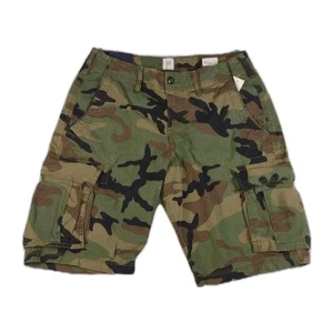 GapFlex Ripstop Camouflage Cargo Shorts Uomo Taglia 31x11 Verde Marrone Nero Nuovo con etichette - Foto 1 di 11