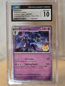 Ceruledge - (Pokemon Day 2024) (Cosmos Holo) 040/091 - Picture 1 of 2