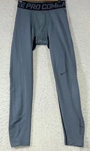Nike Pro Combat Leggings Gray Dri-Fit Compression Men Size Medium See All Pics - Picture 1 of 14