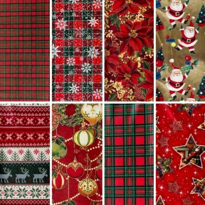 Einfarbiger Samtstoff Meterware Weihnachtsmuster Polsterung H. 300 CM - Bild 1 von 4