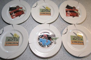 Set of 6 Royal Overhouse French Hotel 11" Dinner Plates - AS IS - PLEASE READ - Picture 1 of 6