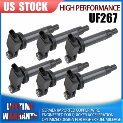 Катушки зажигания UF267 для Lexus RX300 Toyota Camry V6 3,0 л 1999 2000-2003 упаковка 6 шт. - Изображение 1 из 4