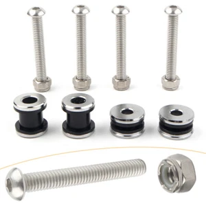 Sissy Bar Backrest Docking Hardware Kit Detachable For Harley 883 1200 2004-17 - Picture 1 of 12