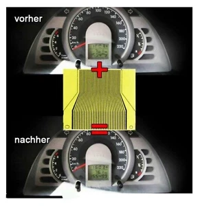 Für VW Volkswagen FOX Tacho Display Pixel Reparatur Kontaktfolie Flexband NEU - Bild 1 von 1