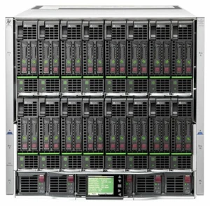 HPE BladeSystem C7000 - 16x BL460c Gen8, 32x Xeon 8-Core, 1,5TB DDR3 RAM, 10GbE - Zdjęcie 1 z 1