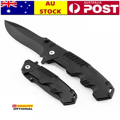 Folding Pocket Knife Outdoor Camping Survival Tactical Hunting knife Small/Large - image 1 of 4