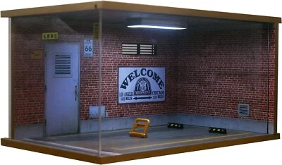 1/18 Scale Model Car Display Case - 1:18 Car Garage Display Case with Clear Acry - Image 1 of 4