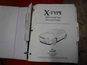 2004 JAGUAR X TYPE FACTORY ELECTRICAL GUIDE WIRING DIAGRAMS SERVICE MANUAL - Picture 1 of 9