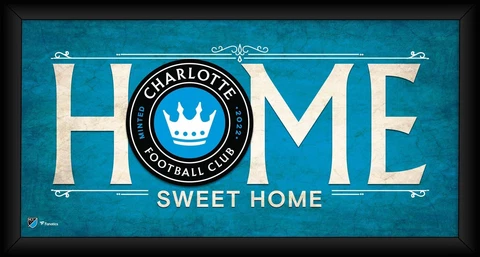 Charlotte FC Framed 10" x 20" Home Sweet Home Collage Cover