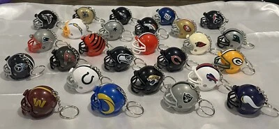 NFL Football Helmet Keychain- Pick Your Favorite Team! - Image 1 of 4