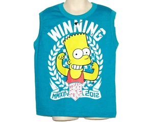 The Simpsons Fakini Bart Simpson RARE Shirt NEW Kids 6 Youth 6Y vintage Tank Top - Picture 1 of 12