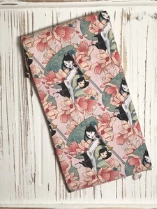 DISNEY Princess MULAN  Floral Pink CEA Fabric 100% COTTON Fat Quarter 18x21 - Picture 1 of 4