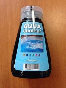 COLORANT PISCINE OU SPA BLEU "LAGON" AQUACOULEUR - FLACON 180 ML - Picture 1 of 2