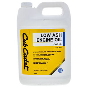 CUB CADET 737-3061 30WT Low Ash Engine Oil 1 Gallon