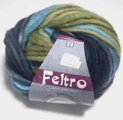 LANA GROSSA FELTRO  YARN. 1 Pk. COL 308. I Combine Shipping.read DETAILS. - Image 1 of 3