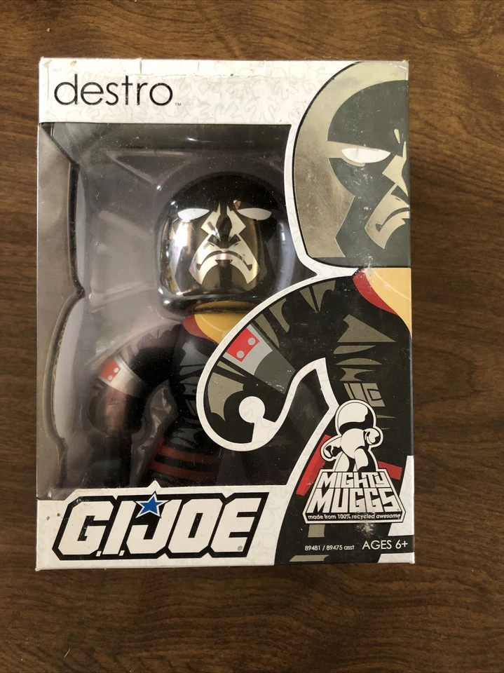 G.I. JOE Mighty Muggs Collection Wave # 2_DESTRO Vinyl 6 inch figure_New and MIB - Image 1 of 1