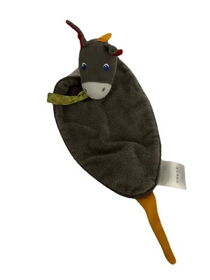 Haba Burro Bebé Manta de Seguridad Caballo Gris Arruga Zanahoria Juguete Alemania Chupete Foto 1 de 4