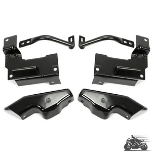 6PC LH&RH Front Bumper Bracket Powder Coated For 03-06 07 Chevy Silverado 1500 - Picture 1 of 16