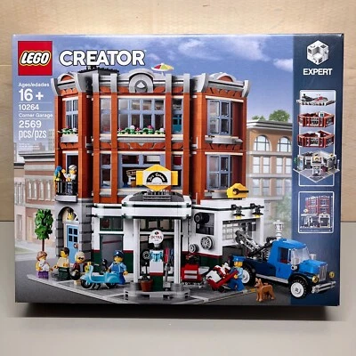 LEGO 10264 Corner Garage (2019) Creator Expert Modular Buildings 2569 Pcs NEW - Image 1 of 4