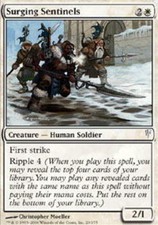 1x Surging Sentinels - Foil MTG ColdSnap NM Magic Foil