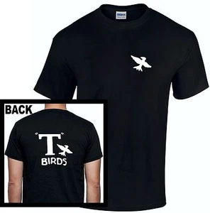 T Birds T-Shirt Grease John Travolta Top Bird Men Kids Rydell High 80s Retro - Picture 1 of 11