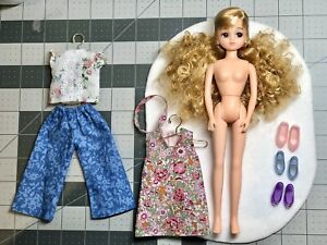 Licca-Chan, Made in Japan, DOLL W/ Custom Made Outfits + Shoes (Ship from USA)