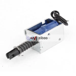 JF-0730B 12VDC 300mA Linear Pull Type Open Frame Solenoid Electromagn✦Kd - Picture 1 of 2