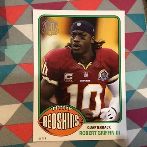 ROBERT GRIFFIN III Redskins 08/99 made 5x7 2015 Topps 60th Anniversary Throwback - Picture 1 of 2
