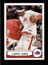 LEBRON JAMES 2004/05 TOPPS BAZOOKA #100 EARLY CAREER 2ND YEAR CARD BC5116