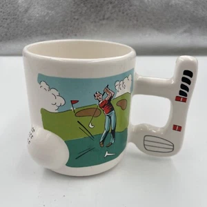 Golf Ball On Tee Coffee Mug - Picture 1 of 4