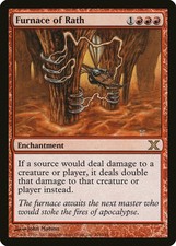 Furnace of Rath 10th Edition PLD M Red Rare MAGIC THE GATHERING CARD ABUGames