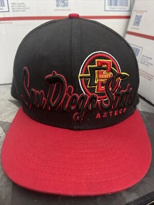 SDSU Aztecs Hat Cap Adult Black Snapback New Era 59Fifty Mens Used - Image 1 of 4