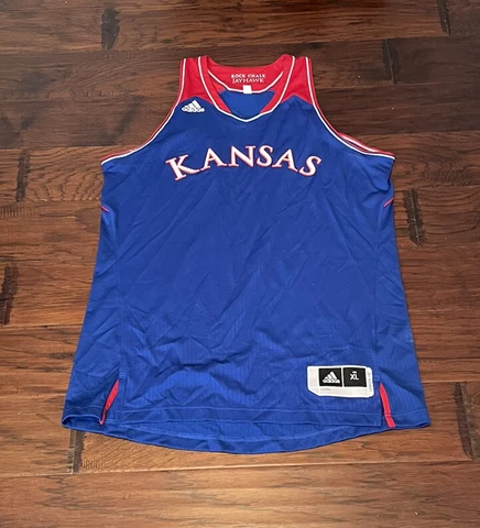 adidas Women’s Kansas Jayhawks Basketball Jersey Sz. XL NEW Official Team Cover