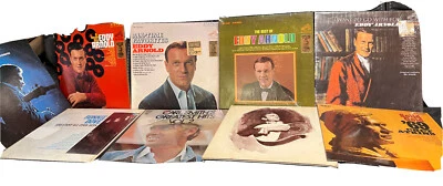 Lot 9x LPs JOHNNY CASH San Quentin LP-Eddy Arnold Best Of-Chet Atkins Solid Gold - Image 1 of 4