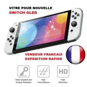 Film de Protection 9H Verre vitre Protecteur écran Pour Nintendo Switch oled - Photo 1/4