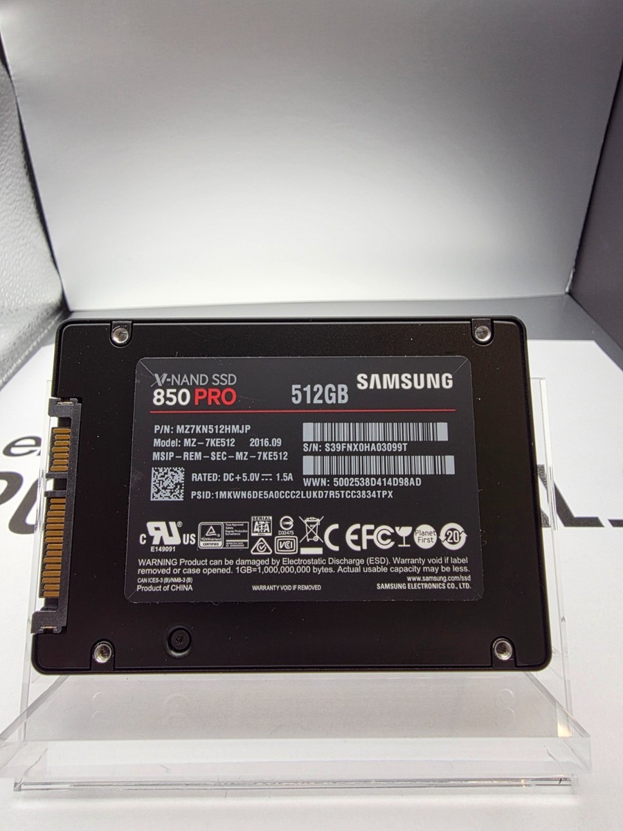 ②-WA14-SAMSUNG SATA 512GB 2.5インチ SSD 2点 Samsung 512GB SSD 2.5