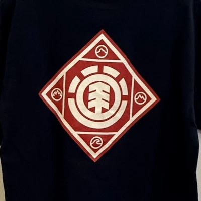 Camiseta negra Element Skateboard vintage con logotipo para hombre talla M Foto 1 de 4