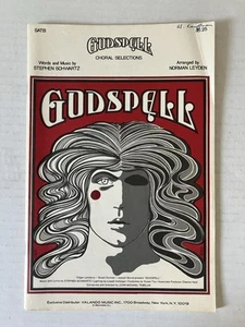 Godspell Selecciones Corales SATB 1972 Valando Music Stephen Schwartz Norman Leyde - Imagen 1 de 8