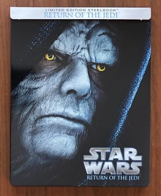Star Wars: Return of the Jedi (4K UHD, Blu-ray, 3 Discs) SteelBook - RARE - OOP! - Image 1 of 4