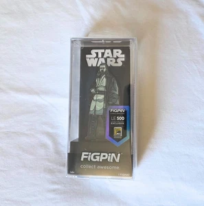 SDCC 2025 Comic Con Esclusivo FiGPiN Star Wars Qui-Gon Jinn Force Ghost LE 500 - Foto 1 di 2