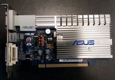 Asus Nvidia Geforce 7200 GS, 256 MB DDR2, DVI, VGA, S-Video, EN7200GS/HTD/256M/A - Image 1 of 3