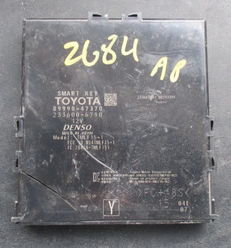 Toyota Prius Prime 2017-2022 módulo de control de bloqueo de llave inteligente 89990-47370 Foto 1 de 1